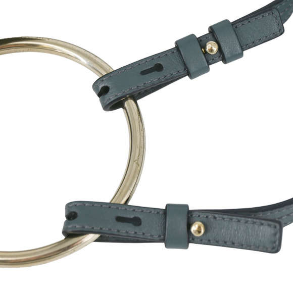 Chloe Blue Slate Faye Small Leather Bracelet Bag - Picture 9 of 16